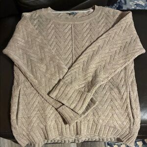 Soho Textured Tan Sweater for Women